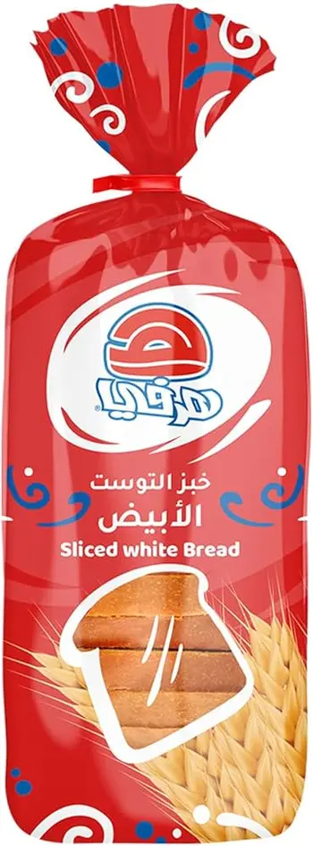 خبز هيرفي الأبيض المقطع شرائح، 700 جرام.
